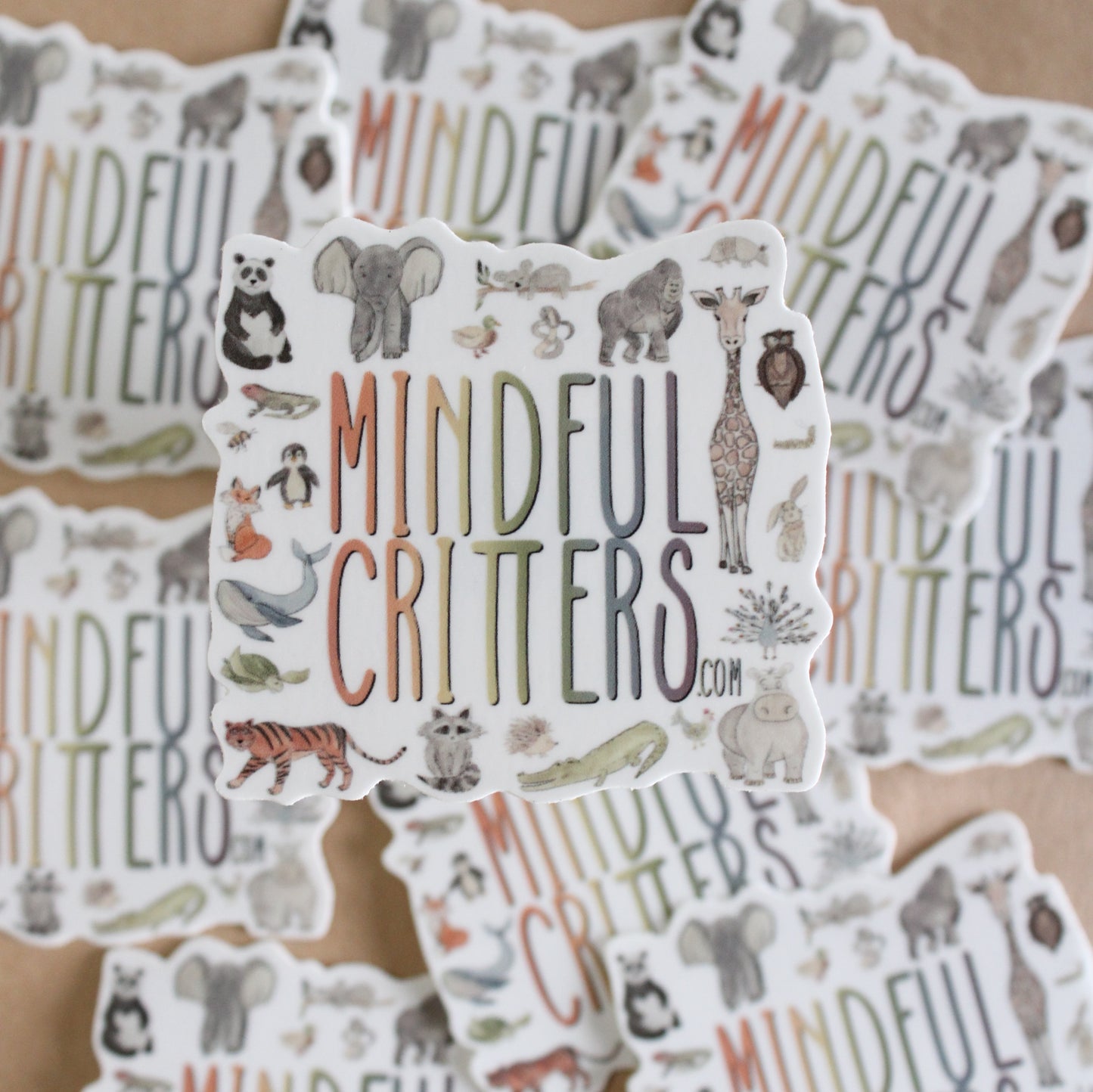 Mindful Critter Quirky Stickers