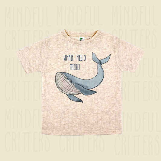 Short Sleeve Whale Hello There